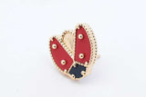 18k Yellow Gold Lady Bug Stud Earrings 5.6 Grams Eb1224wxzdu