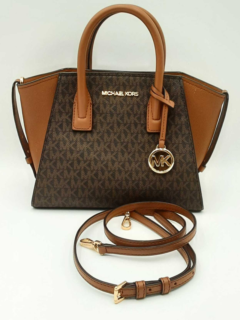 Michael Kors Avril Logo Top Zip Satchel Eb0824pxdu