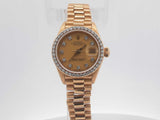 18k Yellow Gold Rolex Lady Datejust 26mm Watch Aa0226crzxsa