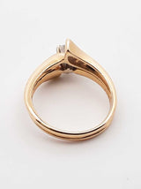 0.55 Cttw Diamond & 14k Yellow Gold Ring 4.7 Grams Size 6 Fw0825wzxdu