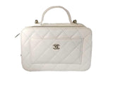 Chanel Pxkh45hh White Handbag Jg1012lzxzmia