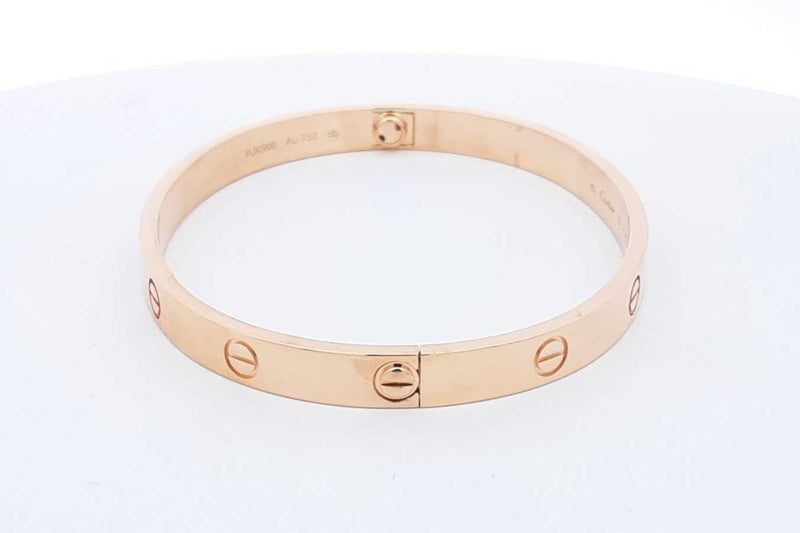 Cartier 18k Yellow Gold Love Bracelet Size 19 37.2 Grams Eb0924wrxzsa