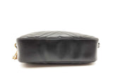 Gucci Gg Marmont Small Black Matelassé Leather Shoulder Bag Fw1224wxzdu