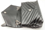 Yves Saint Laurent Quilted Black Leather Loulou Shoulder Bag Eb0524lpxzdu