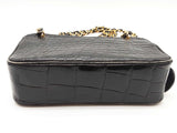 Chanel Black Alligator Camera Shoulder Bag Sd1225rczxde