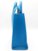 Telfar Cyan Blue Vegan Leather Medium Shopping Tote Bag Do0726rxde