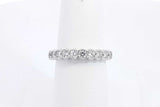 Approx. 0.7ctw Lab Grown Diamond Ring 925 Sterling Silver 2.8g Size 7 Eb1124ersa