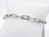 18k White Gold 21 Grams Link Bracelet 8 In Aa0726lprzsa