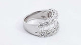 4.64ctw Diamonds 14k Wg 6.6 Grams Women's Ring Size 6.5 Sd0326opzxdu