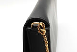 Fendi Black Leather Wallet With Chain Eb0526soide