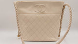 Chanel 2019 En Vogue Rope Hobo Bag White Aa0525olxzdu