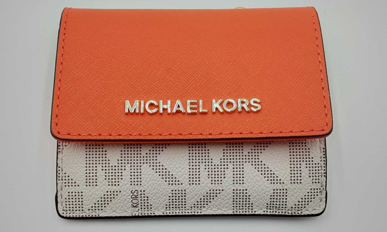 Michael Kors Jet Set Travel Card Case Key Holder Wallet Eb0424ordu Max Pawn