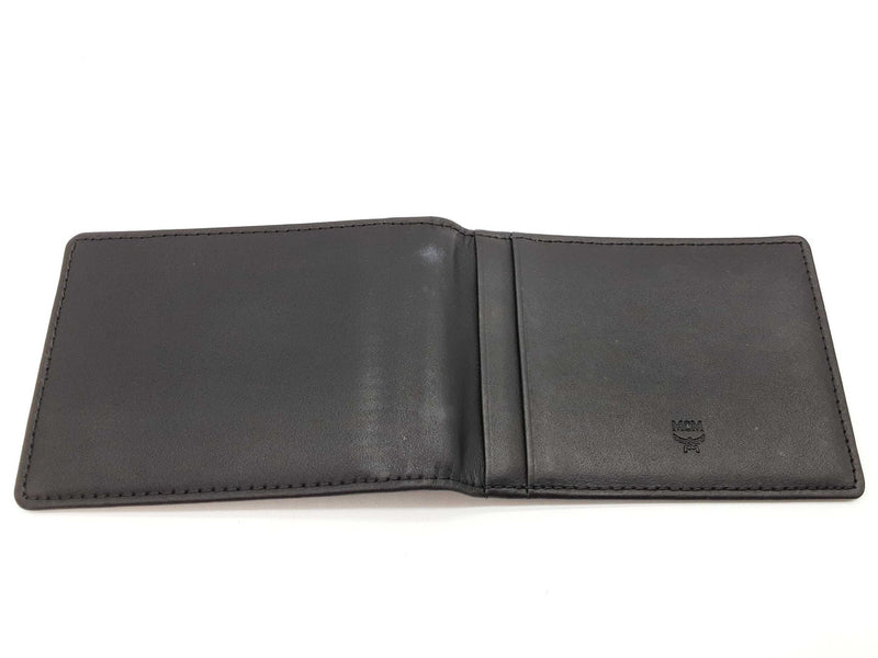 Mcm Black Visetos Coated Canvas Bifold Wallet Do0925ixde