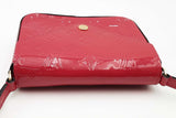 Louis Vuitton Mini Monogram Fushia Patent Vernis Sac Lucie Crossbody Eb0726wrxsa