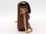 Gucci Crystal Gg Monogram Mini Horsebit Brown Handbag Aa0626ezxsa
