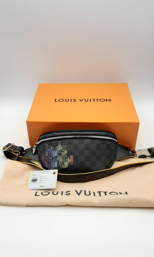 Louis Vuitton Damier Graphite Checkered Canvas Bum Bag Lhsxzde 144010031185