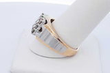 0.63cttw Diamond Ring In 10k Two Tone Gold 5.9 Grams Size 10 Eb0926wxzde