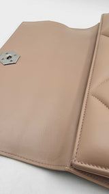 Phillipp Plein Superheroine Handle Bag In Taupe Quilted Leather Fw1125oxzdu