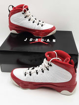 Nike Air Jordan 9 Retro Red & White Sneakers Size 10 302370-160 Eb0725exdu