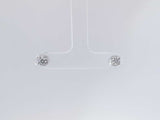 0.50 Cttw Lab Grown Diamond Studs 14k White Gold Earrings .9 Grams Aa0725lwosa