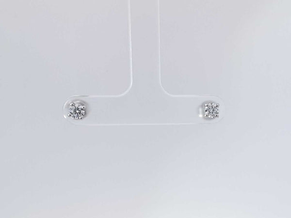 0.50 Cttw Lab Grown Diamond Studs 14k White Gold Earrings .9 Grams Aa0725lwosa