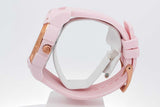 Michael Kors 44mm Ryder Pink Silicone & Rose Gold Tone Stainless Steel Quartz Watch 62.2 Grams Eb0726wrsa