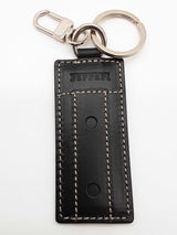 Ferrari Black Leather Keychain Do0825rxde