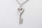 Tiffany & Co. Sterling Silver Key Pendant Necklace 2.1 Grams 16 Inch Eb1124exsa