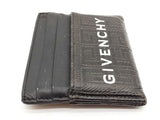 Givenchy 4g Coated Canvas Black Card Holder Sd0325lzxde