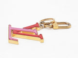 Louis Vuitton Lv Logo Porte Cles Red & Pink Key Holder Bag Charm Fw0225rzdu