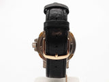 Tiffany & Co M0729 39 Diver Two Tone Steel Black Leather Strap Quartz Watch