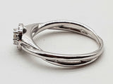 0.24 Cttw Natural Diamonds 14k White Gold 4.1g Ring Size 7.5 Do0626wxzde