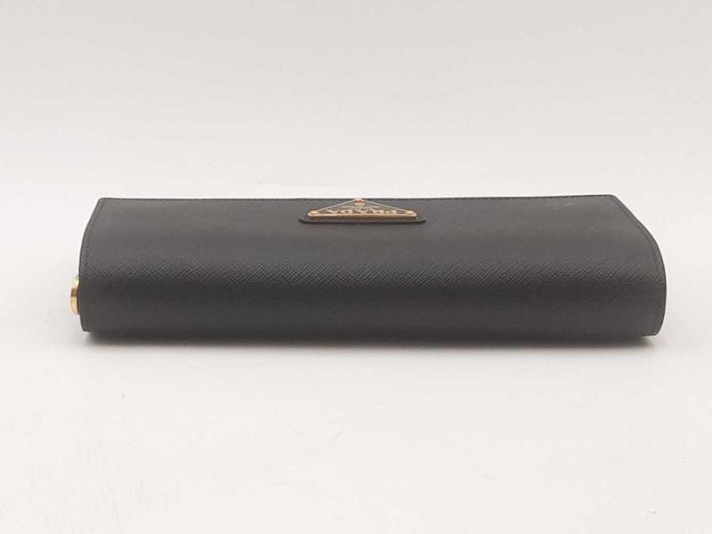 Prada Saffiano Clutch And Crossbody Bag Black Aa0825wzxsa