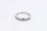 Approx. 0.7ctw Diamond Ring In 14k White Gold 3.4 Grams Size 7.25 Eb1124lrxdu