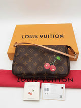 Louis Vuitton Takashi Murakami Monogram Cerises Pochette Eb0726ixzsa