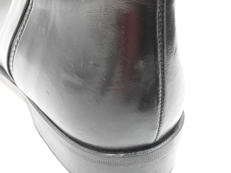 Stamati Mastroianni Black Leather Ankle Boots Size 10.5m Womens Do0925orxde