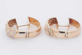 Diamond Hoop Earrings In 14k Yellow Gold 15.5 Grams Eb0426sxzsa