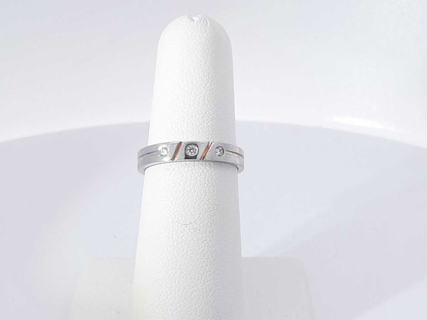 0.3 Cttw 18k White Gold Diamond 3.4 Grams Ring Size 5.5 Aa0525lwrsa