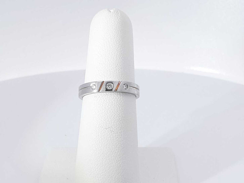 0.3 Cttw 18k White Gold Diamond 3.4 Grams Ring Size 5.5 Aa0525lwrsa