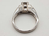 0.90 Cttw Diamonds 0.90 Platinum 8.9g Ring Size 5.25 Do0425icrde