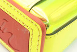 Christian Louboutin Cabata N/s Mini Neon Yellow Top Handle Bag Eb1224wxzsa