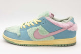 Nike Sb Dunk Low Pro X Verdy Blue Glaze & Enamel Green Sneakers Eb1025wxzde