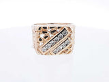 .30 Ctw Diamond Ring In 14k Yellow Gold 9 Grams Size 9 Sd0425wezsa