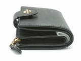 Coach Medium Corner Zip Wallet Black Wallet Aa0726wrsa