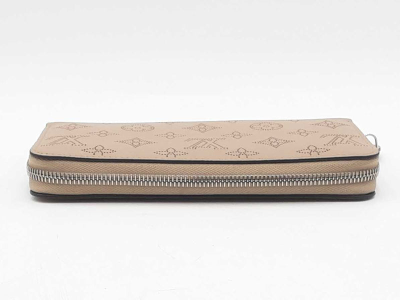Louis Vuitton Monogram Mahina Bloom Rose Beige Wallet Aa0625oxzsa