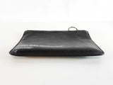 Off White "For Belongings" Pouch In Black Leather Fw1125rxde