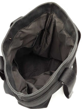 Moncler Logo-printed Top Handle Tote Bag In Black Ripstop Nylon Fw1225wrzdu