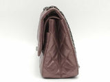 Chanel Quilted Aged Calskin Reissue 2.55 Double Flap Purple Handbag Aa0926orzxsa