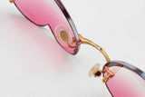Cartier Heart Shaped Rimless Pink Gradient Sunglasses Eb0726rxzsa