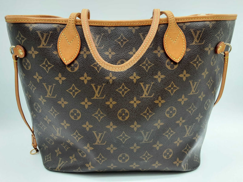 Louis Vuitton Neverfull Brown Monogram Tote Bag Do1024ixzde